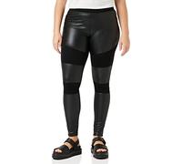 Urban Classics Ladies Fake Leather Tech Leggings Leggings schwarz in 4XL