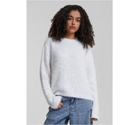 Urban Classics Damen Ladies Feather Mock Neck Sweater White, 5XL