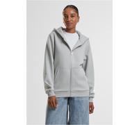 Urban Classics Damen Zip-Hoodie Fluffy TB7286 flauschig Grau Größe S