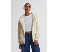 Urban Classics Damen Ladies Fluffy Zip Hoody TB7286 Whitesand-4XL