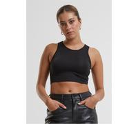 Urban Classics Glitter Cropped Ärmelloses Oberteil 5XL Black