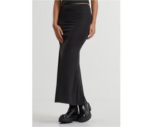 Urban Classics Damen Ladies Glitter Maxi Skirt TB6992 Black-3XL