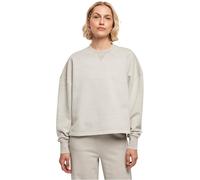Urban Classics Women's TB5033-Ladies Heavy Terry Garment Dye Crewneck Sweatshirt, warmgrey, S