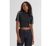Urban Classics Damen Ladies High Neck Short Tee TB7137 Black-5XL