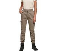 Urban Classics Ladies High Waist Cargo Pants in Gr. 32 in Grau