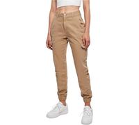 Urban Classics Cargohose Damen – Hohe Taille – Unionbeige – Größe 31