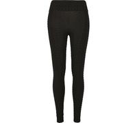 Urban Classics Ladies High Waist Honeycomb Leggings in Gr. XS in Schwarz