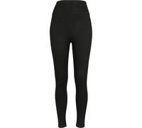 Urban Classics Ladies High Waist Jersey Leggings in Gr. S in Schwarz