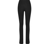 Urban Classics Ladies High Waist Side Slit Leggings in Gr. XL in Schwarz