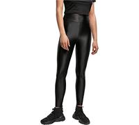 Urban Classics Ladies Highwaist Shiny Metallic Leggings in Gr. L in Schwarz