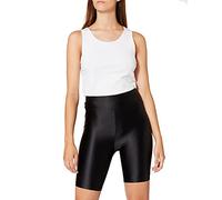 Urban Classics Herren Ladies Highwaist Shiny Metallic Cycle Shorts, Black, 3XL