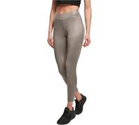 Urban Classics Ladies Imitation Leather Leggings Damen-Leggings - grau L