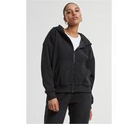 Urban Classics Ladies Jacquard Velvet Oversized Zip Hoody für Damen - M