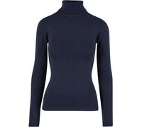 Urban Classics Damen Ladies Knitted Turtleneck Sweater Navy-3XL