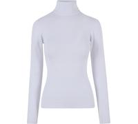 Urban Classics Damen Ladies Knitted Turtleneck Sweater White-4XL