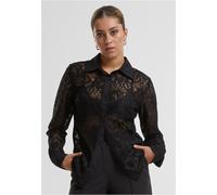 Urban Classics Damen Ladies Lace Blouse TB6945 Black-XS