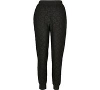 Urban Classics Damen Hose Ladies Lace Jersey Jog Pants Black-S