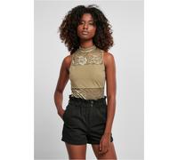 Urban Classics Damen-Body Laces Khaki Größe S