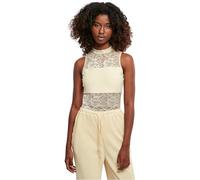 Urban Classics Damen Ladies Laces Bodysuit T Shirt, Softyellow, 3XL EU