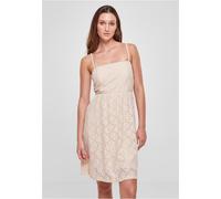 Shirtkleid URBAN CLASSICS "Urban Classics Damen Ladies Laces Dress", Damen, Gr. XXL, US-Größen, softseagrass, 94% Polyamid, 6% Elasthan, unifarben, normal, Kleider Shirtkleid (12151911-XXL) softseagra