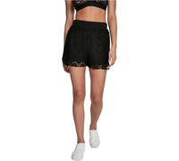 Urban Classics Ladies Lace Shorts Damen-Short - schwarz XL