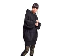 Urban Classics Damen Ladies Long Oversize Hoody Kapuzenpullover, Black, XS