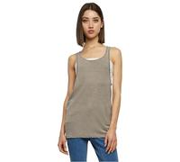 Urban Classics Damen Ladies Loose Burnout Tank Sport Tank Top, per Pack Grün (Olive 00176), Large (Herstellergröße: L)