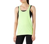 Urban Classics TB462 Damen Sport T-Shirt Ladies Loose Burnout Tanktop gelb (Neonyellow) Large