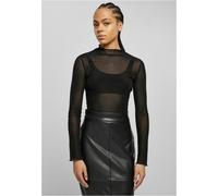 Urban Classics Damen Ladies Mesh Turtleneck Body Black-M