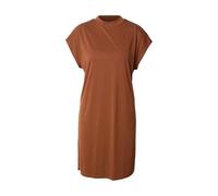 Shirtkleid URBAN CLASSICS "Urban Classics Damen Ladies Modal Dress", Damen, Gr. XL, US-Größen, braun (cinnamonbraun), 77% Modal, 23% Polyester, unifarben, relaxed fit, Rundhals, Kleider Shirtkleid (64