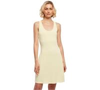 Urban Classics Ladies Modal Short Racer Back Dress in Gr. L in Gelb