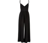 Jumpsuit URBAN CLASSICS "Urban Classics Damen Ladies Modal Spaghetti Jumpsuit", Damen, Gr. 3XL, US-Größen, schwarz, 77% Modal, 23% Polyester, unifarben, loose fit, Overalls Jumpsuit (20742724-XXXL) sc