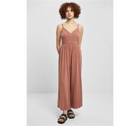 Urban Classics Ladies Modal Spaghetti Jumpsuit in Gr. 4XL in Rot