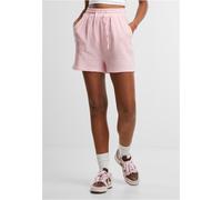 Sweatshorts URBAN CLASSICS "Urban Classics Ladies Musselin Shorts", Damen, Gr. 4XL, US-Größen, blushedrose, 100% Baumwolle, unifarben, loose fit, Hosen Sweatshorts (70712432-4XL) blushedrose