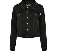 Urban Classics Ladies Organic Denim Jacket Frauen in Gr. XS in Schwarz