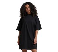 Shirtkleid URBAN CLASSICS "Urban Classics Damen Ladies Organic Heavy Oversized Tee Dress", Damen, Gr. 5XL, US-Größen, schwarz, 100% Baumwolle, unifarben, oversize, Rundhals, Kleider Shirtkleid (387646