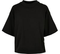 Urban Classics T-Shirt Ladies Organic Heavy Tee Damen Rundhals Oversize 100% Baumwolle S Schwarz
