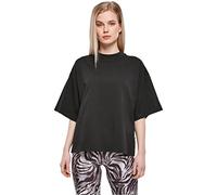 Urban Classics T-Shirt Ladies Organic Heavy Tee Damen Rundhals Oversize 100% Baumwolle S Schwarz