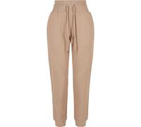 Urban Classics Damen Ladies Organic High Waist Sweat Pants Softtaupe-S