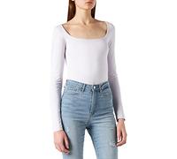 Urban Classics Damen Ladies Organic Longsleeve Body T-Shirt, softlilac, 5XL