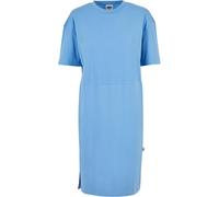 Urban Classics Damen Ladies Organic Oversized Slit Tee Dress Horizonblue-S