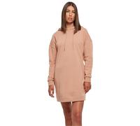 Urban Classics Ladies Organic Oversized Terry Hoody Dress in Gr. S in Braun