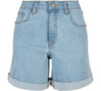 Urban Classics Damen 5-Pocket Bio-Stretch-Denim Shorts Blau Größe 26