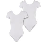 Urban Classics Damen Ladies Organic Stretch Jersey Body 2-Pack TB6170A White-4XL