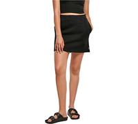 Jerseyrock URBAN CLASSICS "Damen Ladies Organic Terry Mini Skirt" Gr. S, schwarz (black) Damen Röcke (79122703-S)