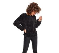 Urban Classics Frauen Pullover Oversize Chenille in schwarz XS schwarz
