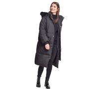 Urban Classics Damen Ladies Oversize Faux Fur Puffer Coat Jacke,per Pack Schwarz (blk/blk 00017),Small (Herstellergröße:S)