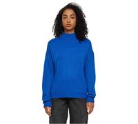 Sweater URBAN CLASSICS "Urban Classics Damen Ladies Oversize Turtleneck Sweater" Gr. M, blau (brightblue) Damen Sweatshirts URBAN CLASSICS (98146551)