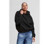 Urban Classics Damen Ladies Oversized Bonded Sherpa Hoody TB8100 Black-XS
