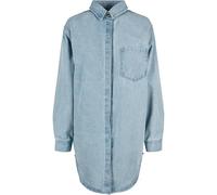 Urban Classics Ladies Oversized Denim Shirt Dress in Gr. 5XL in Blau